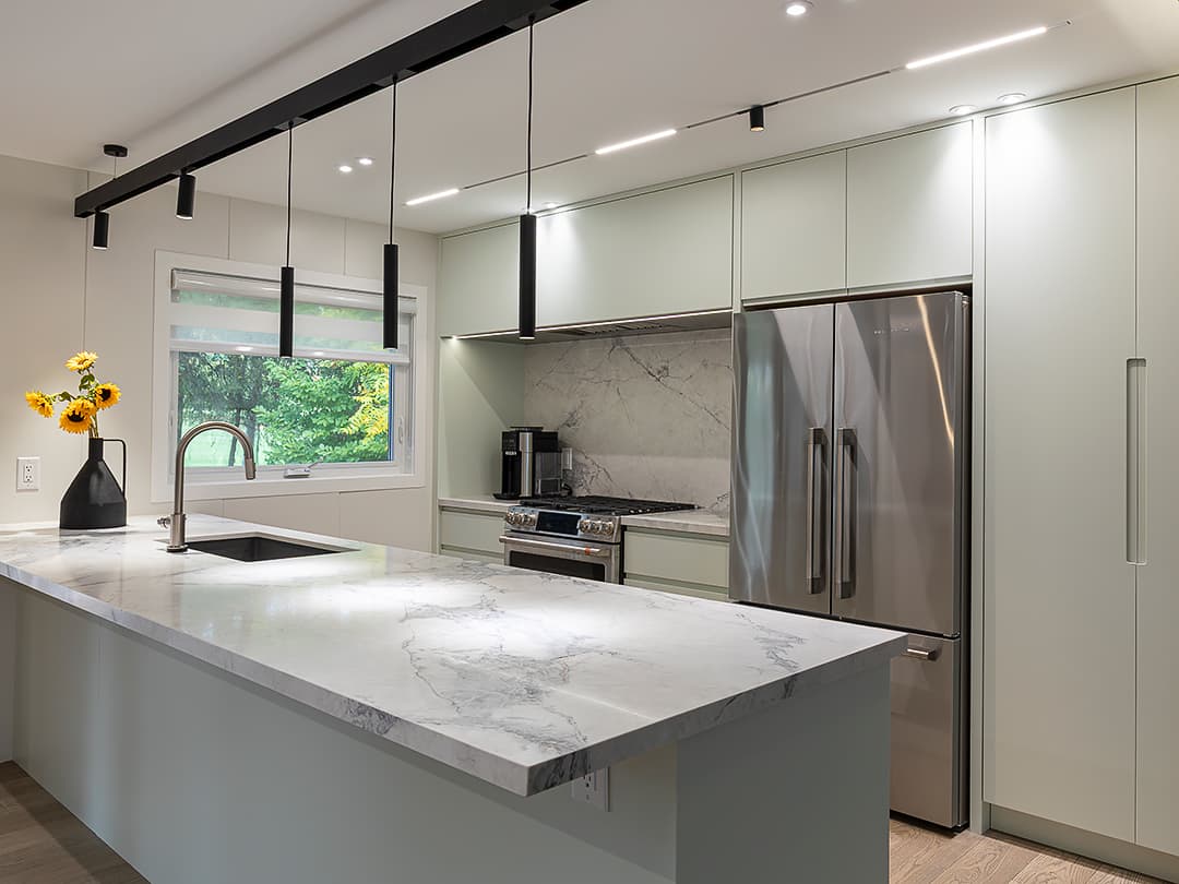 modern kitchen in condominium