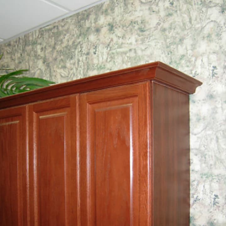 crown moulding atop cabinetry