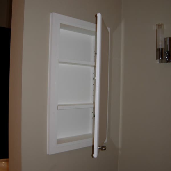 recessed medicine cabinet